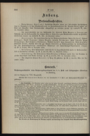 Post- und Telegraphen-Verordnungsblatt für das Verwaltungsgebiet des K.-K. Handelsministeriums 18941224 Seite: 2