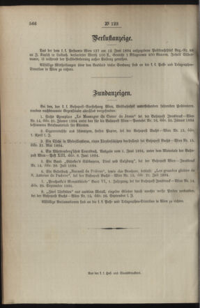 Post- und Telegraphen-Verordnungsblatt für das Verwaltungsgebiet des K.-K. Handelsministeriums 18941231 Seite: 4