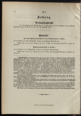 Post- und Telegraphen-Verordnungsblatt für das Verwaltungsgebiet des K.-K. Handelsministeriums 18950111 Seite: 4