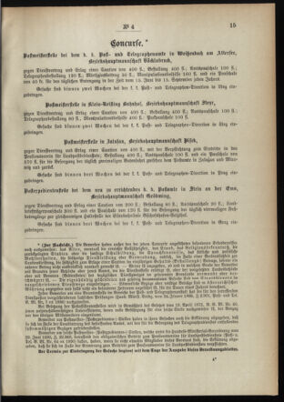 Post- und Telegraphen-Verordnungsblatt für das Verwaltungsgebiet des K.-K. Handelsministeriums 18950114 Seite: 3