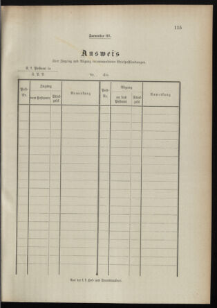 Post- und Telegraphen-Verordnungsblatt für das Verwaltungsgebiet des K.-K. Handelsministeriums 18950307 Seite: 7