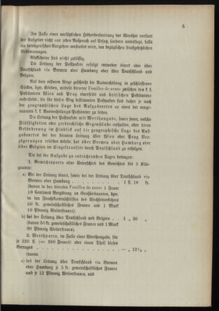 Post- und Telegraphen-Verordnungsblatt für das Verwaltungsgebiet des K.-K. Handelsministeriums 18950308 Seite: 19