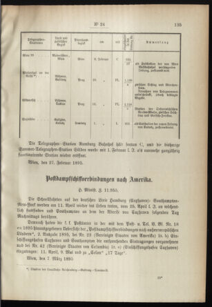 Post- und Telegraphen-Verordnungsblatt für das Verwaltungsgebiet des K.-K. Handelsministeriums 18950313 Seite: 3