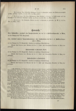 Post- und Telegraphen-Verordnungsblatt für das Verwaltungsgebiet des K.-K. Handelsministeriums 18950323 Seite: 3