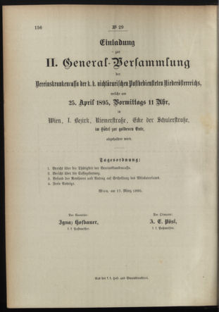 Post- und Telegraphen-Verordnungsblatt für das Verwaltungsgebiet des K.-K. Handelsministeriums 18950327 Seite: 4