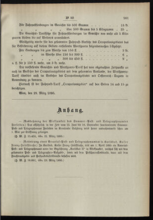 Post- und Telegraphen-Verordnungsblatt für das Verwaltungsgebiet des K.-K. Handelsministeriums 18950402 Seite: 5