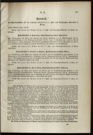 Post- und Telegraphen-Verordnungsblatt für das Verwaltungsgebiet des K.-K. Handelsministeriums 18950405 Seite: 3