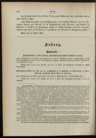 Post- und Telegraphen-Verordnungsblatt für das Verwaltungsgebiet des K.-K. Handelsministeriums 18950418 Seite: 2