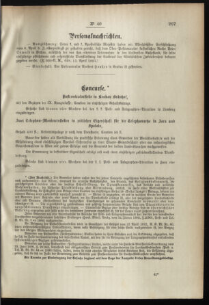 Post- und Telegraphen-Verordnungsblatt für das Verwaltungsgebiet des K.-K. Handelsministeriums 18950501 Seite: 3