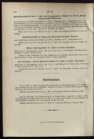 Post- und Telegraphen-Verordnungsblatt für das Verwaltungsgebiet des K.-K. Handelsministeriums 18950511 Seite: 4