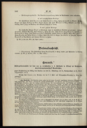 Post- und Telegraphen-Verordnungsblatt für das Verwaltungsgebiet des K.-K. Handelsministeriums 18950522 Seite: 2