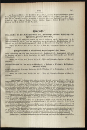 Post- und Telegraphen-Verordnungsblatt für das Verwaltungsgebiet des K.-K. Handelsministeriums 18950617 Seite: 3