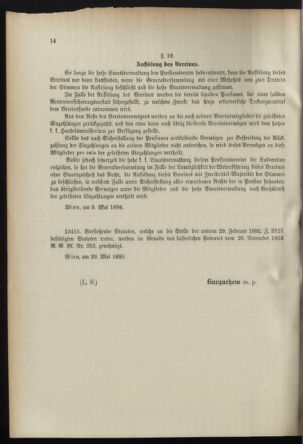 Post- und Telegraphen-Verordnungsblatt für das Verwaltungsgebiet des K.-K. Handelsministeriums 18950619 Seite: 18