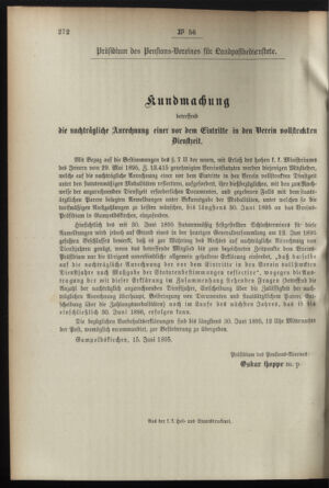 Post- und Telegraphen-Verordnungsblatt für das Verwaltungsgebiet des K.-K. Handelsministeriums 18950619 Seite: 4