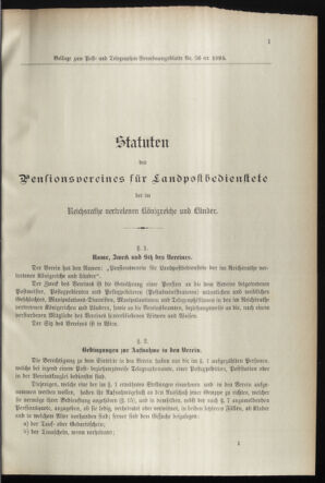 Post- und Telegraphen-Verordnungsblatt für das Verwaltungsgebiet des K.-K. Handelsministeriums 18950619 Seite: 5