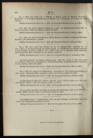 Post- und Telegraphen-Verordnungsblatt für das Verwaltungsgebiet des K.-K. Handelsministeriums 18950620 Seite: 8