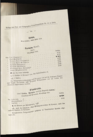 Post- und Telegraphen-Verordnungsblatt für das Verwaltungsgebiet des K.-K. Handelsministeriums 18950627 Seite: 3