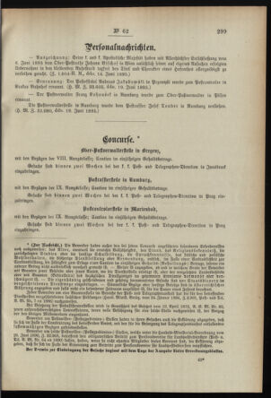 Post- und Telegraphen-Verordnungsblatt für das Verwaltungsgebiet des K.-K. Handelsministeriums 18950628 Seite: 3