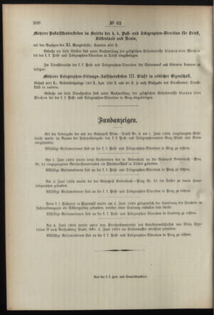 Post- und Telegraphen-Verordnungsblatt für das Verwaltungsgebiet des K.-K. Handelsministeriums 18950628 Seite: 4