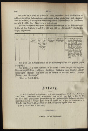 Post- und Telegraphen-Verordnungsblatt für das Verwaltungsgebiet des K.-K. Handelsministeriums 18950713 Seite: 4