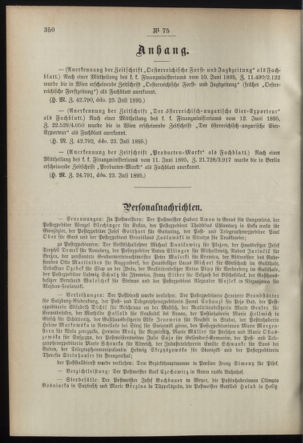 Post- und Telegraphen-Verordnungsblatt für das Verwaltungsgebiet des K.-K. Handelsministeriums 18950731 Seite: 2