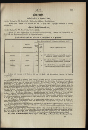 Post- und Telegraphen-Verordnungsblatt für das Verwaltungsgebiet des K.-K. Handelsministeriums 18950802 Seite: 3