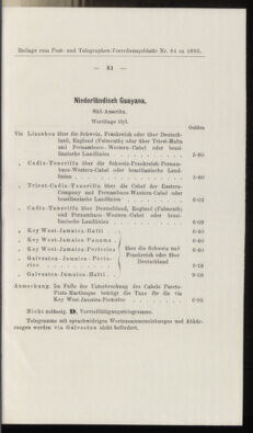 Post- und Telegraphen-Verordnungsblatt für das Verwaltungsgebiet des K.-K. Handelsministeriums 18950821 Seite: 9