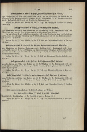 Post- und Telegraphen-Verordnungsblatt für das Verwaltungsgebiet des K.-K. Handelsministeriums 18951003 Seite: 3