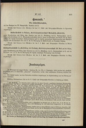 Post- und Telegraphen-Verordnungsblatt für das Verwaltungsgebiet des K.-K. Handelsministeriums 18951005 Seite: 3