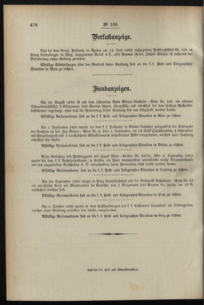 Post- und Telegraphen-Verordnungsblatt für das Verwaltungsgebiet des K.-K. Handelsministeriums 18951016 Seite: 4