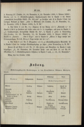 Post- und Telegraphen-Verordnungsblatt für das Verwaltungsgebiet des K.-K. Handelsministeriums 18951018 Seite: 3