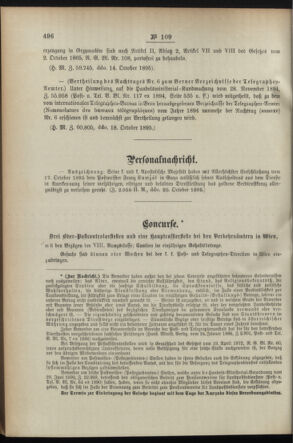 Post- und Telegraphen-Verordnungsblatt für das Verwaltungsgebiet des K.-K. Handelsministeriums 18951030 Seite: 2