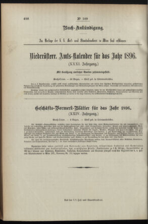 Post- und Telegraphen-Verordnungsblatt für das Verwaltungsgebiet des K.-K. Handelsministeriums 18951030 Seite: 4