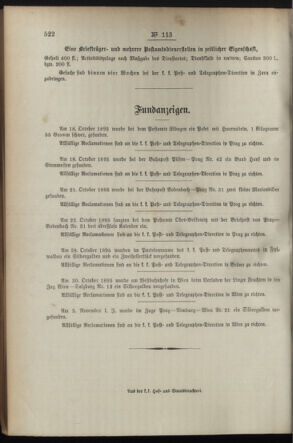 Post- und Telegraphen-Verordnungsblatt für das Verwaltungsgebiet des K.-K. Handelsministeriums 18951118 Seite: 4