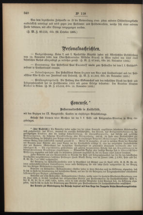 Post- und Telegraphen-Verordnungsblatt für das Verwaltungsgebiet des K.-K. Handelsministeriums 18951202 Seite: 2