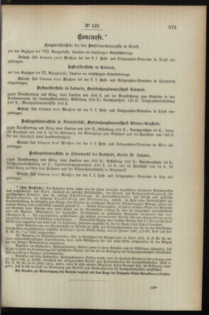 Post- und Telegraphen-Verordnungsblatt für das Verwaltungsgebiet des K.-K. Handelsministeriums 18951223 Seite: 3