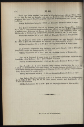 Post- und Telegraphen-Verordnungsblatt für das Verwaltungsgebiet des K.-K. Handelsministeriums 18951227 Seite: 4