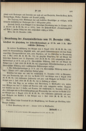 Post- und Telegraphen-Verordnungsblatt für das Verwaltungsgebiet des K.-K. Handelsministeriums 18951231 Seite: 7