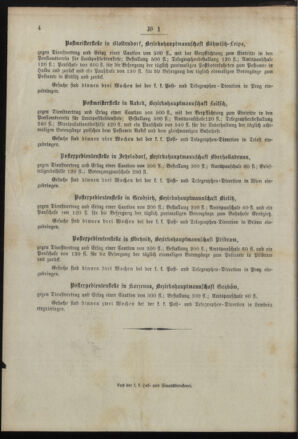 Post- und Telegraphen-Verordnungsblatt für das Verwaltungsgebiet des K.-K. Handelsministeriums 18960104 Seite: 4