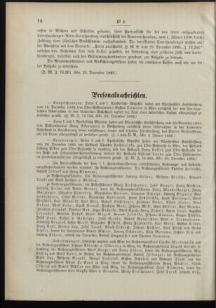 Post- und Telegraphen-Verordnungsblatt für das Verwaltungsgebiet des K.-K. Handelsministeriums 18960114 Seite: 2