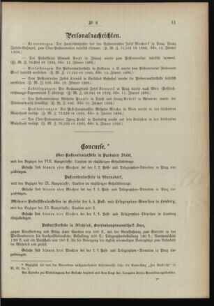 Post- und Telegraphen-Verordnungsblatt für das Verwaltungsgebiet des K.-K. Handelsministeriums 18960125 Seite: 3