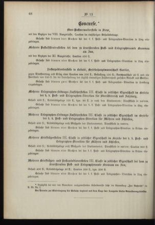 Post- und Telegraphen-Verordnungsblatt für das Verwaltungsgebiet des K.-K. Handelsministeriums 18960225 Seite: 4