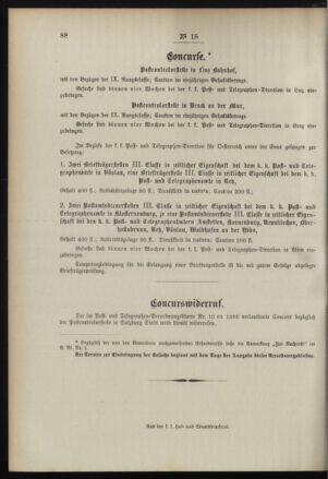 Post- und Telegraphen-Verordnungsblatt für das Verwaltungsgebiet des K.-K. Handelsministeriums 18960228 Seite: 8