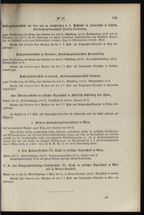 Post- und Telegraphen-Verordnungsblatt für das Verwaltungsgebiet des K.-K. Handelsministeriums 18960307 Seite: 3