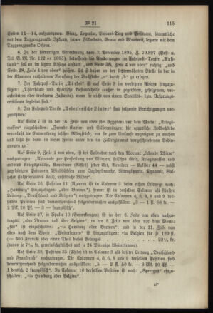 Post- und Telegraphen-Verordnungsblatt für das Verwaltungsgebiet des K.-K. Handelsministeriums 18960320 Seite: 3