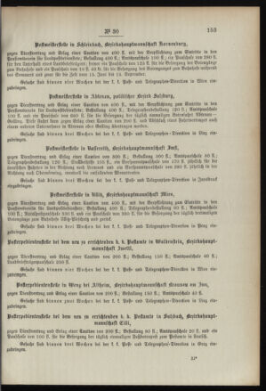 Post- und Telegraphen-Verordnungsblatt für das Verwaltungsgebiet des K.-K. Handelsministeriums 18960417 Seite: 3