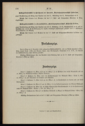 Post- und Telegraphen-Verordnungsblatt für das Verwaltungsgebiet des K.-K. Handelsministeriums 18960430 Seite: 4