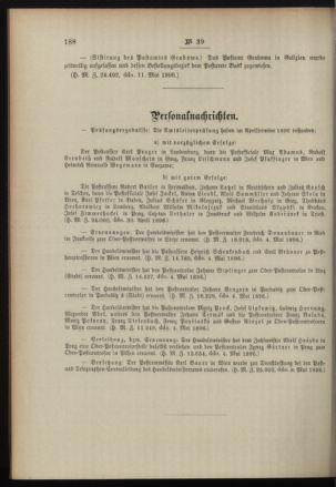 Post- und Telegraphen-Verordnungsblatt für das Verwaltungsgebiet des K.-K. Handelsministeriums 18960516 Seite: 2