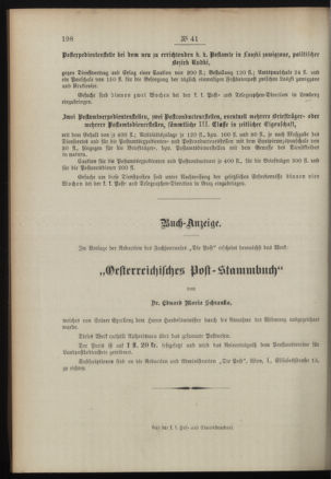 Post- und Telegraphen-Verordnungsblatt für das Verwaltungsgebiet des K.-K. Handelsministeriums 18960527 Seite: 4