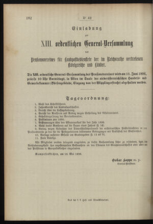 Post- und Telegraphen-Verordnungsblatt für das Verwaltungsgebiet des K.-K. Handelsministeriums 18960530 Seite: 4